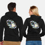 Manta Ray-Unisex-Zip-Up-Sweatshirt-Vallina84
