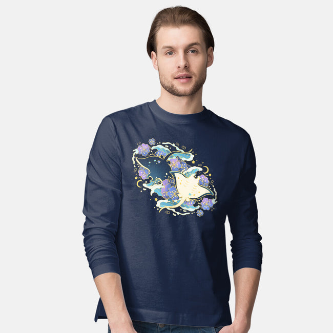 Manta Ray-Mens-Long Sleeved-Tee-Vallina84