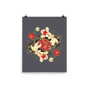 Koi Fish Flower