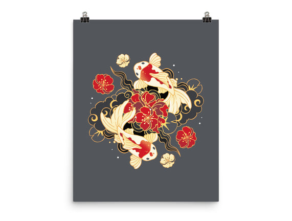 Koi Fish Flower