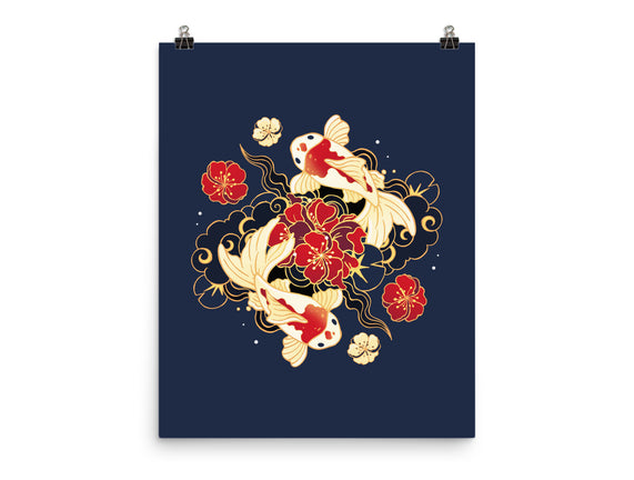Koi Fish Flower