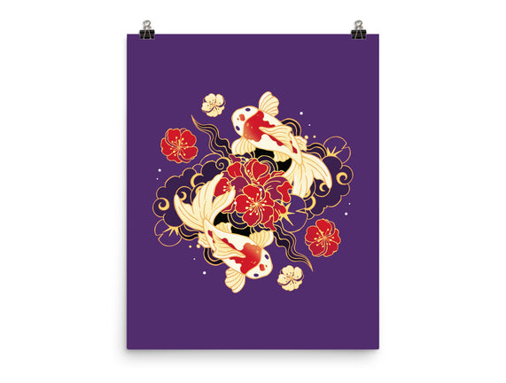 Koi Fish Flower