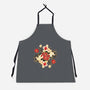 Koi Fish Flower-Unisex-Kitchen-Apron-Vallina84