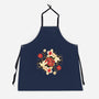 Koi Fish Flower-Unisex-Kitchen-Apron-Vallina84