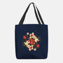 Koi Fish Flower-None-Basic Tote-Bag-Vallina84