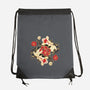 Koi Fish Flower-None-Drawstring-Bag-Vallina84