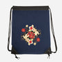 Koi Fish Flower-None-Drawstring-Bag-Vallina84