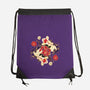 Koi Fish Flower-None-Drawstring-Bag-Vallina84