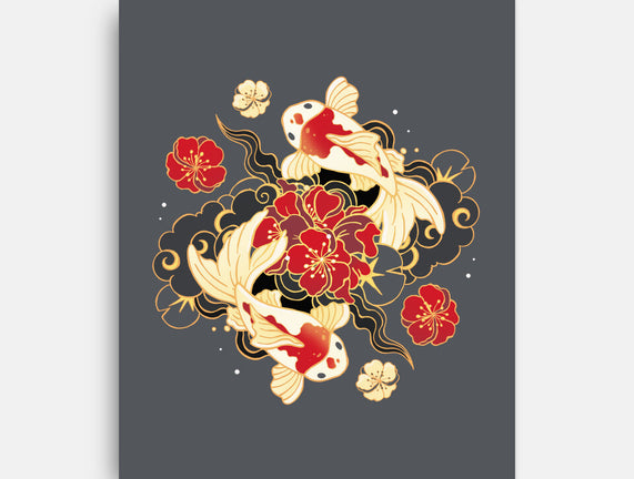 Koi Fish Flower