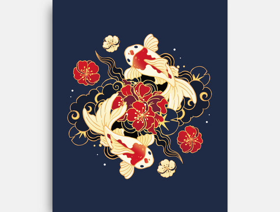 Koi Fish Flower