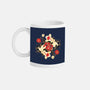 Koi Fish Flower-None-Mug-Drinkware-Vallina84