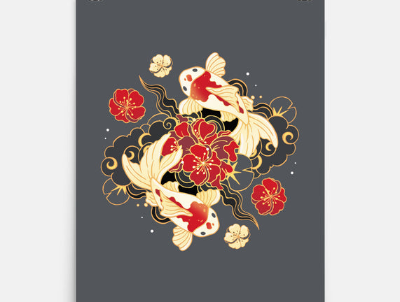 Koi Fish Flower