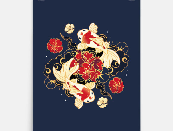 Koi Fish Flower