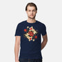 Koi Fish Flower-Mens-Premium-Tee-Vallina84