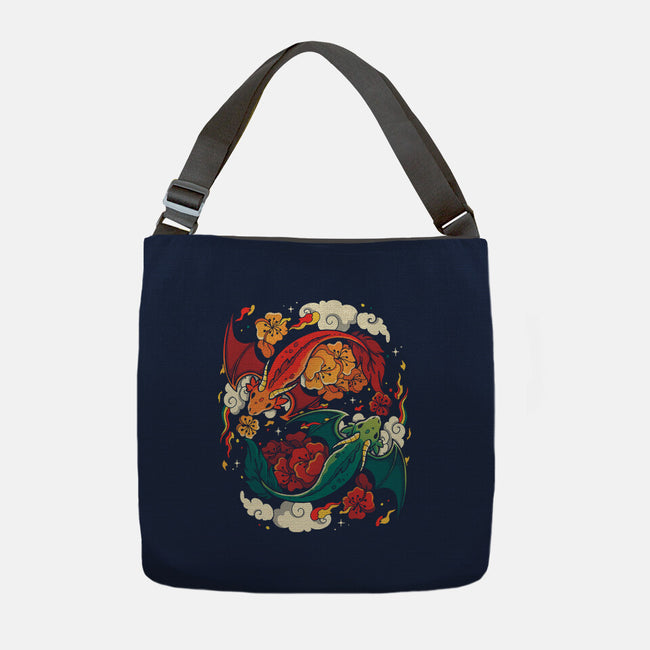 Dragons Fly-None-Adjustable Tote-Bag-Vallina84
