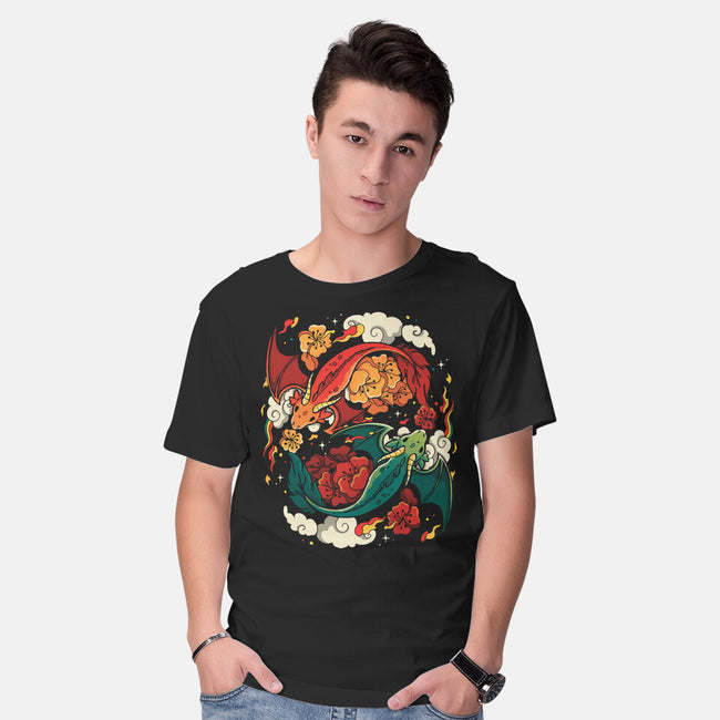 Dragons Fly-Mens-Basic-Tee-Vallina84