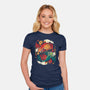 Dragons Fly-Womens-Fitted-Tee-Vallina84
