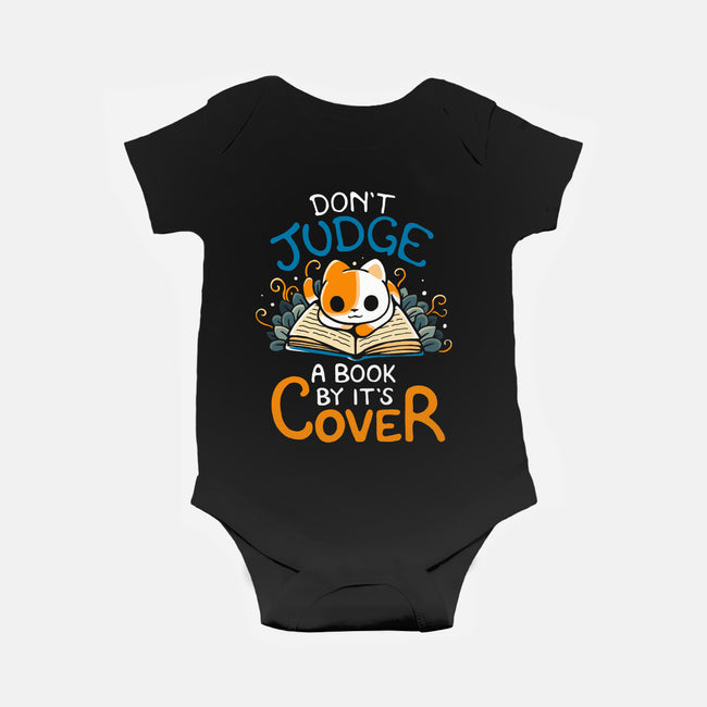 Don't Judge A Book By It's Cover-Baby-Basic-Onesie-Vallina84