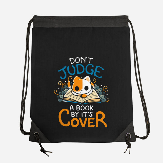 Don't Judge A Book By It's Cover-None-Drawstring-Bag-Vallina84