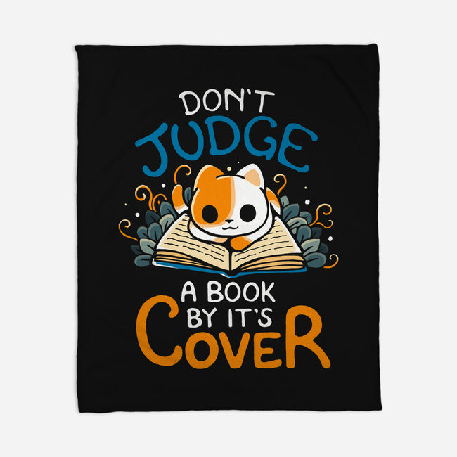 Don't Judge A Book By It's Cover-None-Fleece-Blanket-Vallina84