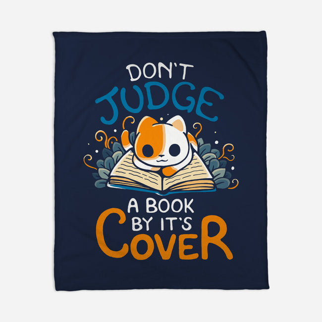 Don't Judge A Book By It's Cover-None-Fleece-Blanket-Vallina84