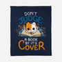 Don't Judge A Book By It's Cover-None-Fleece-Blanket-Vallina84