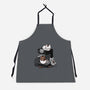 Cat Coffee Machine-Unisex-Kitchen-Apron-Vallina84