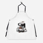 Cat Coffee Machine-Unisex-Kitchen-Apron-Vallina84