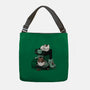 Cat Coffee Machine-None-Adjustable Tote-Bag-Vallina84