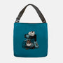 Cat Coffee Machine-None-Adjustable Tote-Bag-Vallina84