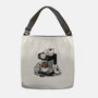 Cat Coffee Machine-None-Adjustable Tote-Bag-Vallina84