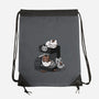 Cat Coffee Machine-None-Drawstring-Bag-Vallina84