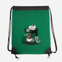 Cat Coffee Machine-None-Drawstring-Bag-Vallina84