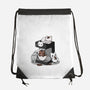 Cat Coffee Machine-None-Drawstring-Bag-Vallina84