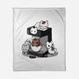 Cat Coffee Machine-None-Fleece-Blanket-Vallina84