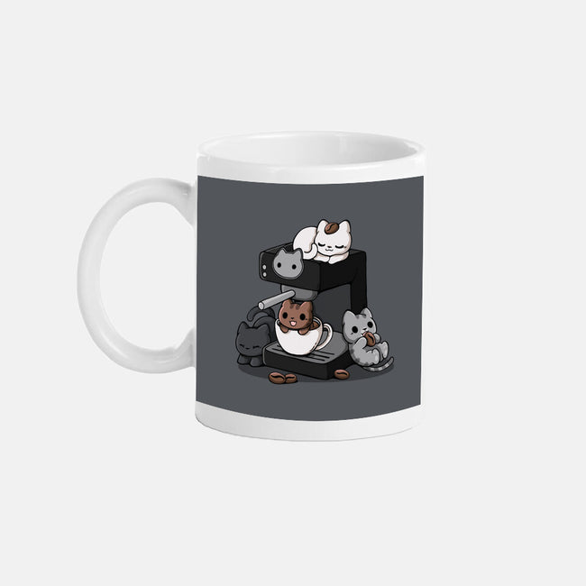 Cat Coffee Machine-None-Mug-Drinkware-Vallina84