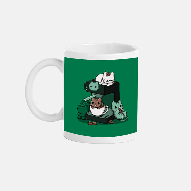 Cat Coffee Machine-None-Mug-Drinkware-Vallina84