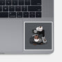 Cat Coffee Machine-None-Glossy-Sticker-Vallina84