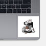 Cat Coffee Machine-None-Glossy-Sticker-Vallina84
