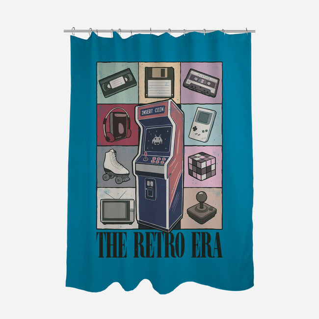 The Retro Era-None-Polyester-Shower Curtain-NMdesign
