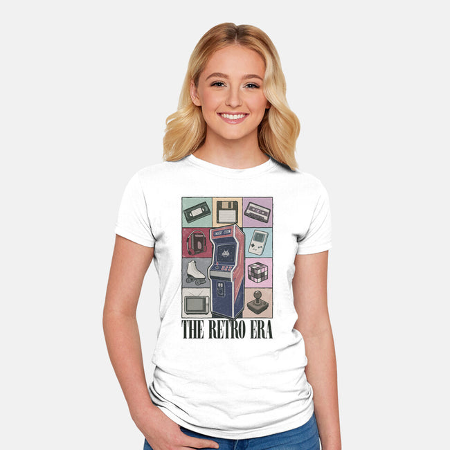 The Retro Era-Womens-Fitted-Tee-NMdesign