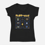 Past-Man-Womens-V-Neck-Tee-NMdesign