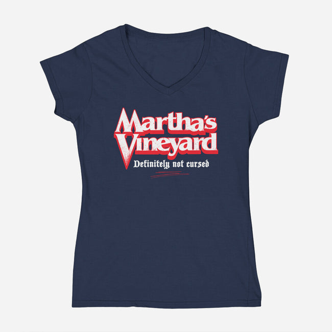 Marthas Vineyard-Womens-V-Neck-Tee-rocketman_art