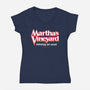 Marthas Vineyard-Womens-V-Neck-Tee-rocketman_art
