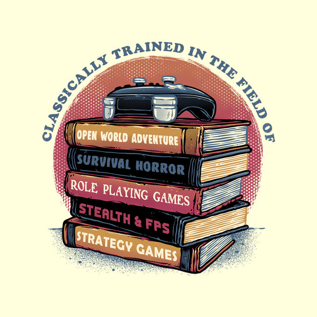 Classically Trained In Video Games-None-Matte-Poster-glitchygorilla