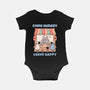 Come Hungry Leave Happy-Baby-Basic-Onesie-GODZILLARGE