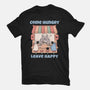 Come Hungry Leave Happy-Mens-Heavyweight-Tee-GODZILLARGE