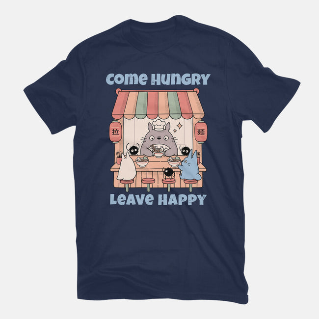 Come Hungry Leave Happy-Youth-Basic-Tee-GODZILLARGE