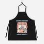 Come Hungry Leave Happy-Unisex-Kitchen-Apron-GODZILLARGE