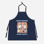 Come Hungry Leave Happy-Unisex-Kitchen-Apron-GODZILLARGE